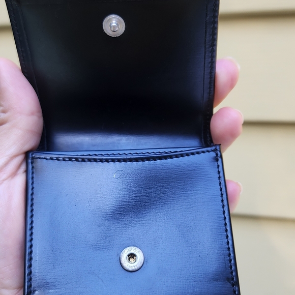 CARTIER Pasha de Cartier Coin Purse Coin Purse leather Black - Picture 6 of 9